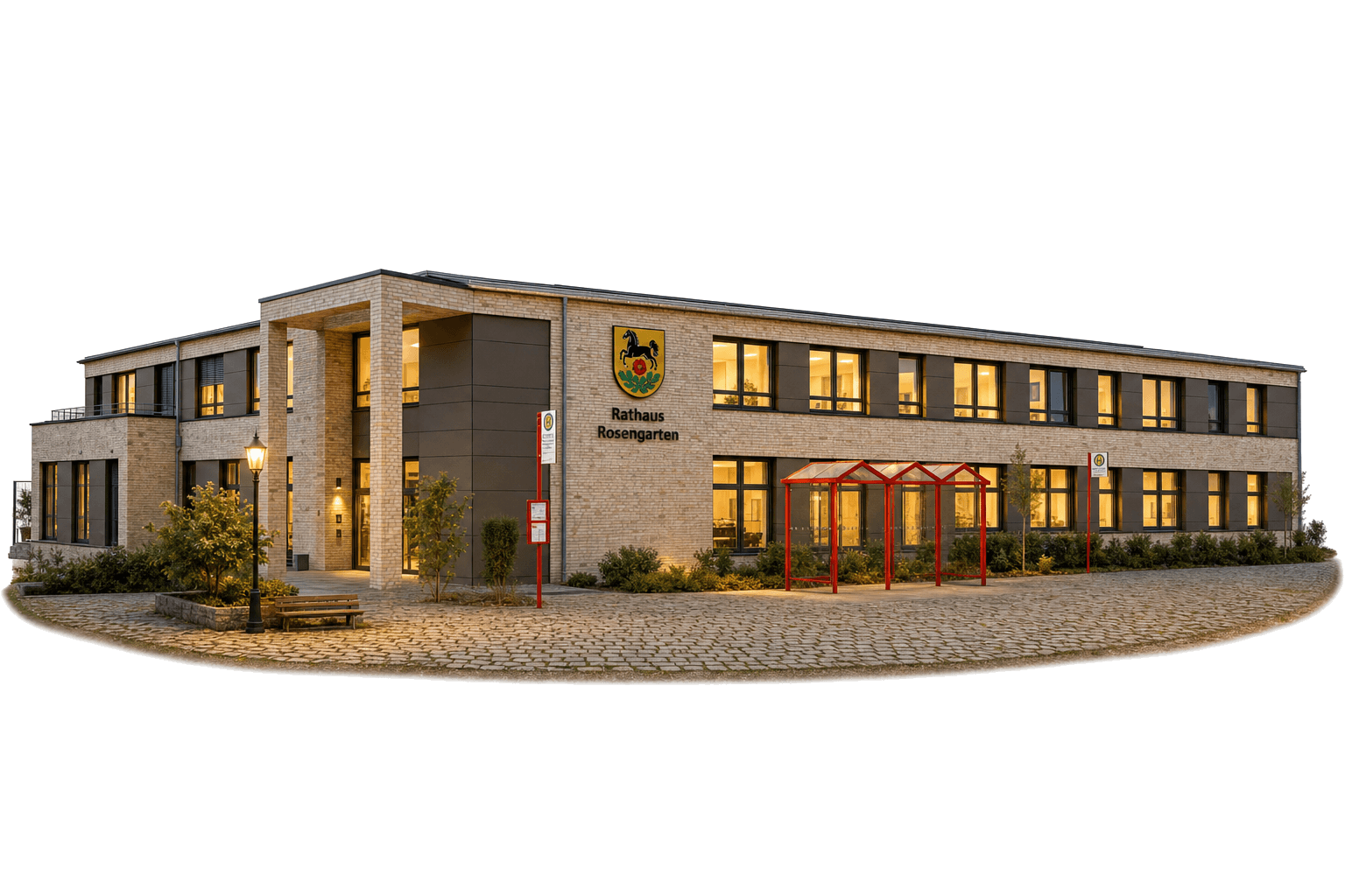 Rathaus in Rosengarten